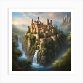 Castle In The Forest Art Print