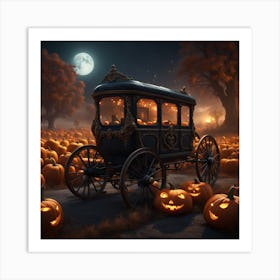 Halloween Pumpkins 4 Art Print