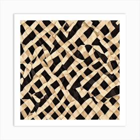 Checkered Pattern Art Print