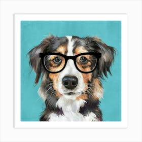 Dogs With Glasses Nursery Art Illustration Paintin H0pww5esiyypeapy4jxqg Viikux 0qbktt2tulml 8q Art Print