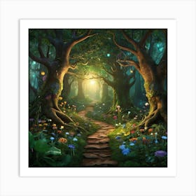 Fairy Forest 2 Art Print