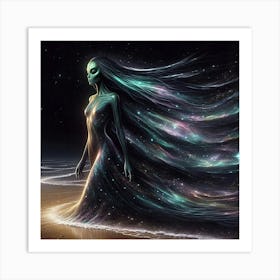 Alien Woman 2 Art Print