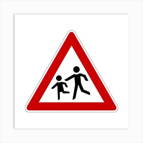 Crossing Sign.A fine artistic print that decorates the place.10 Art Print