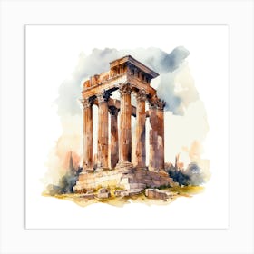 Greece - Temple Of Artemis Art Print