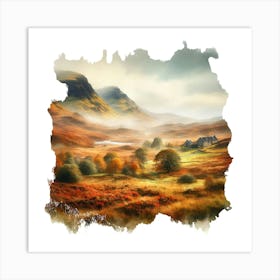 Autumn In Scotland 2 Art Print