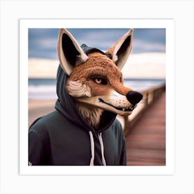 Fox Mask 20 Art Print