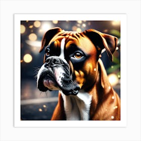 Boxer Dog 3 Art Print