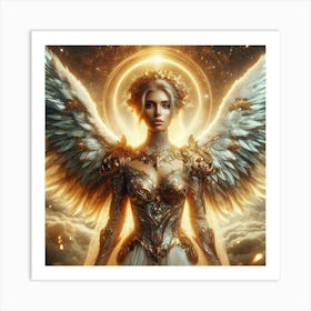 Angel With Wings 3 Art Print