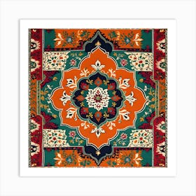 PAKISTAN ORIENTAL RUG Art Print