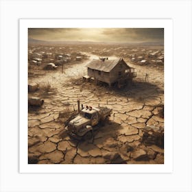 Deserted Village 1 Art Print