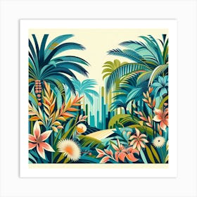 Tropical Jungle 2 Art Print