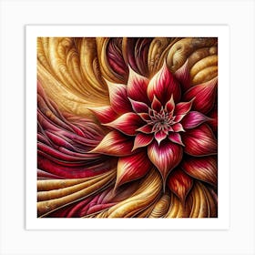 Fractal Flower Art Print