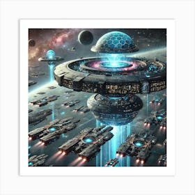 Lotus Nova Platform Command Center Art Print