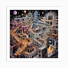 'Alien City' Art Print