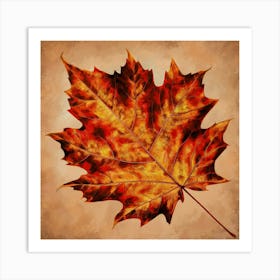 Autumn Leaf 1 Art Print