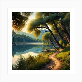 Walk In The Woods Art Print