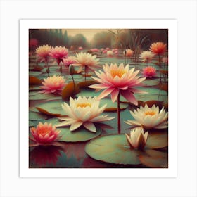 Water Lilies 15 Art Print