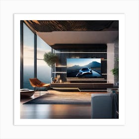 Modern Living Room 8 Art Print