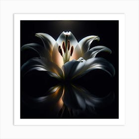 White Lily 6 Art Print