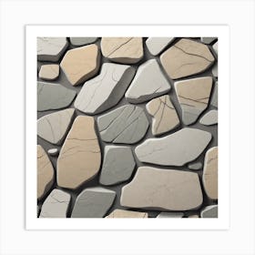 Stone Wall 37 Art Print