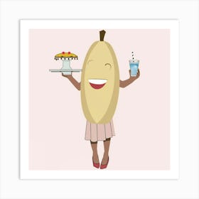 Banana Woman 1 Art Print