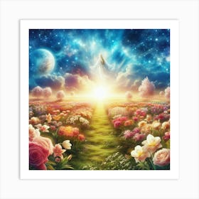 Heavenly Garden Art Print