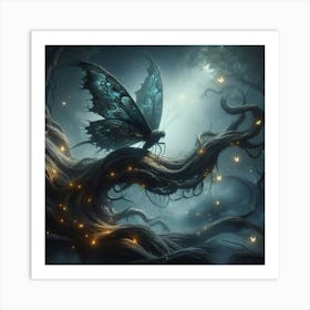 Fairy In The Forest 1 Art Print