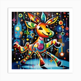 Deer Dance Art Print