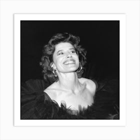 Fanny Ardant 1988 Art Print