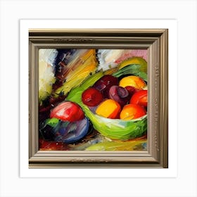 Fruit In A Bowl Art Print