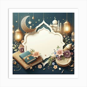 Muslim Holiday Background 7 Art Print