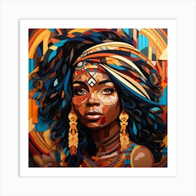 African Woman 10 Art Print