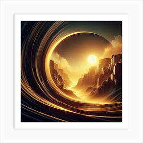 Abstract Landscape Art Print