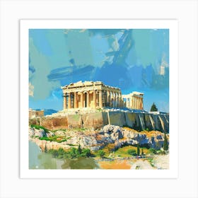 Acropolis Painting Art Print