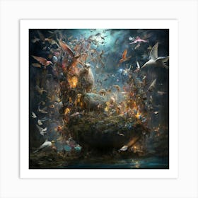 'The Kingdom Of Birds' Art Print