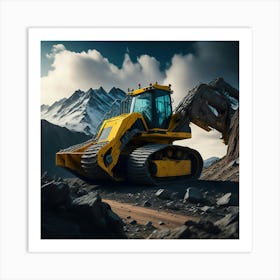 Buldozer Mountain (12) Art Print