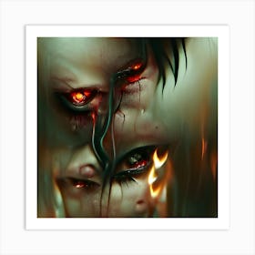 Demon Eyes Art Print