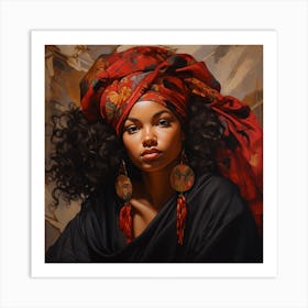 African Beauty Art Print