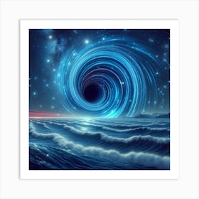 Astral Waveform Fantasy Art Print