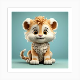 Lion Cub 21 Art Print