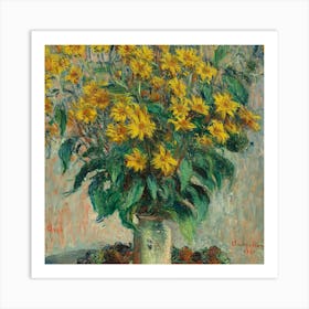 Painting flowers 3 Art Print