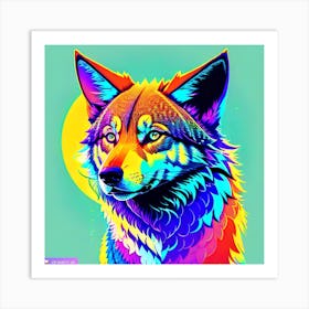 Artsy Fox Art Print