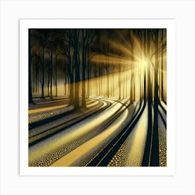 Forest Path 5 Art Print