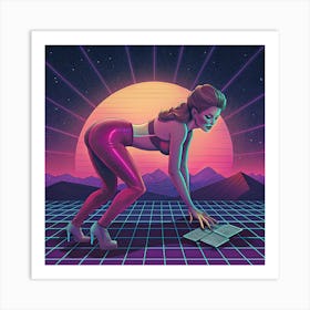 Lady in the Dark Art Print