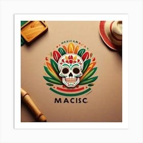 Mexican Skull 26 Art Print