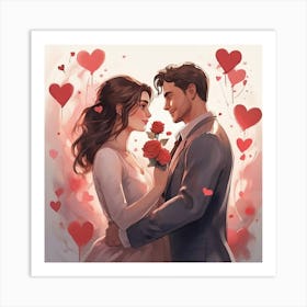 Valentine'S Day 2 Art Print