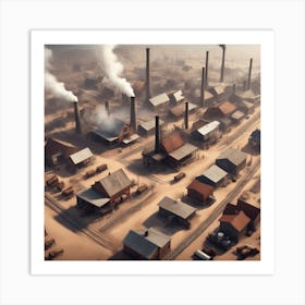 City In The Desert Art Print