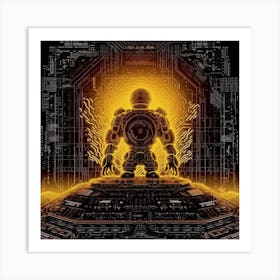 Cyborg 4 Art Print