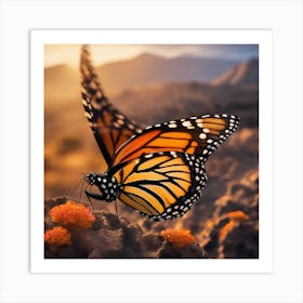 Monarch Butterfly Art Print