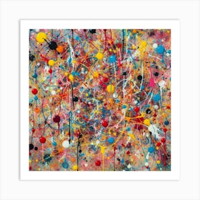 Abstract Brush stroke Art Print